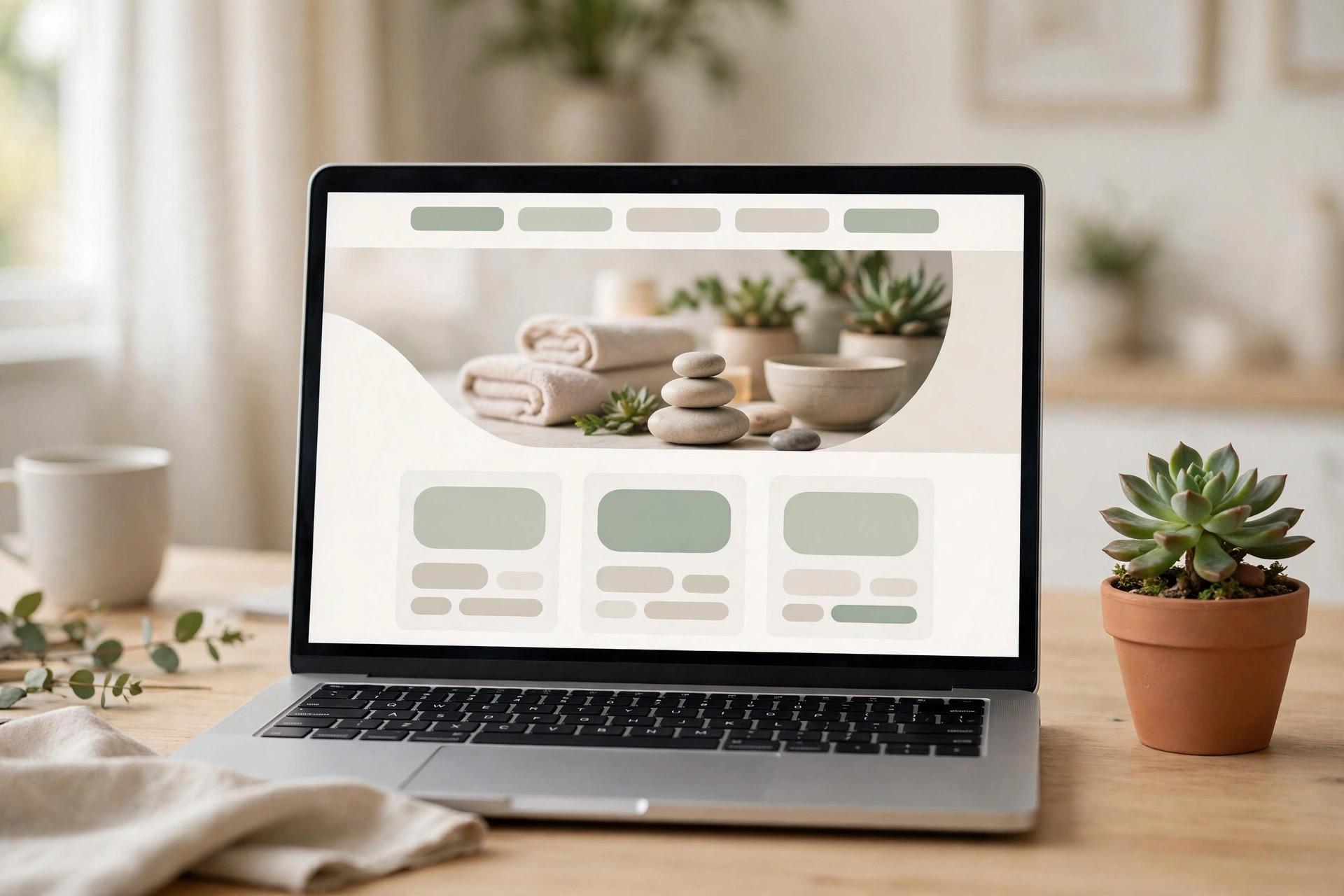 How Much Does a Med Spa Website Cost? (Complete Price Guide) Laptop screen showing a med spa website design proposal and pricing