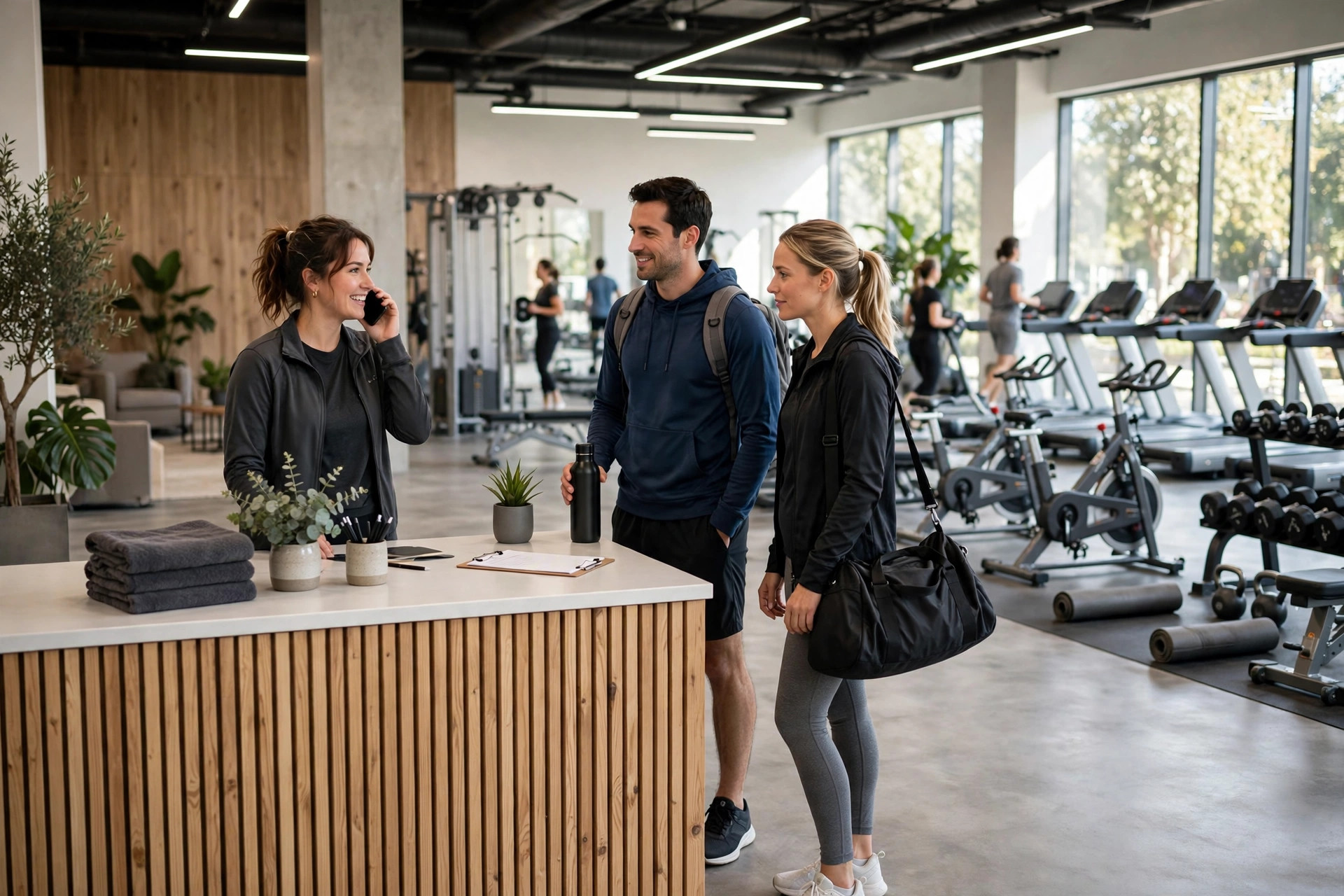 You are currently viewing AI Receptionist for Gyms: Answering Calls When You’re Coaching