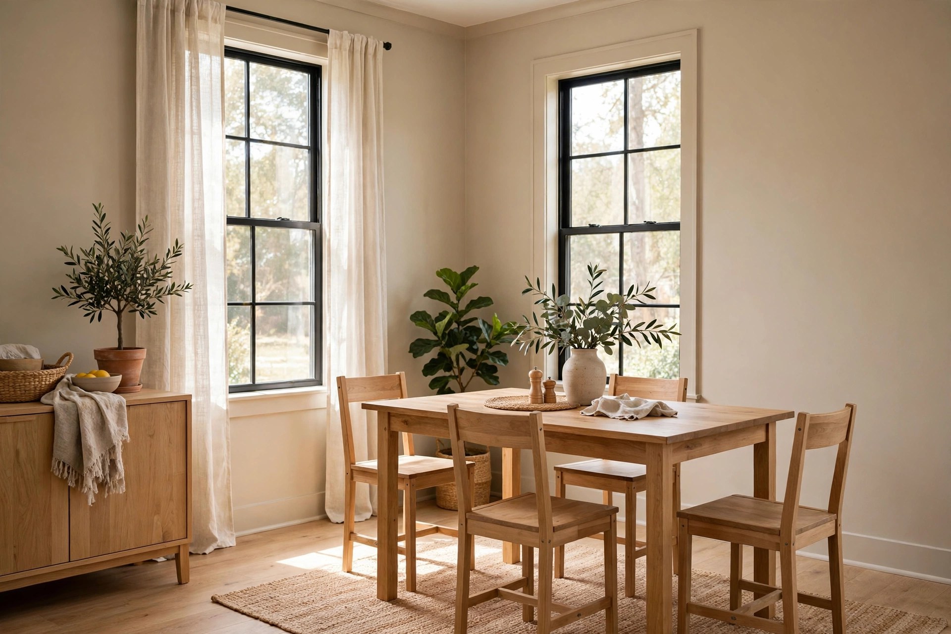 AI Chatbot for Painting Companies: Book Estimates While You Paint Freshly painted dining room with warm neutral wall color and natural light