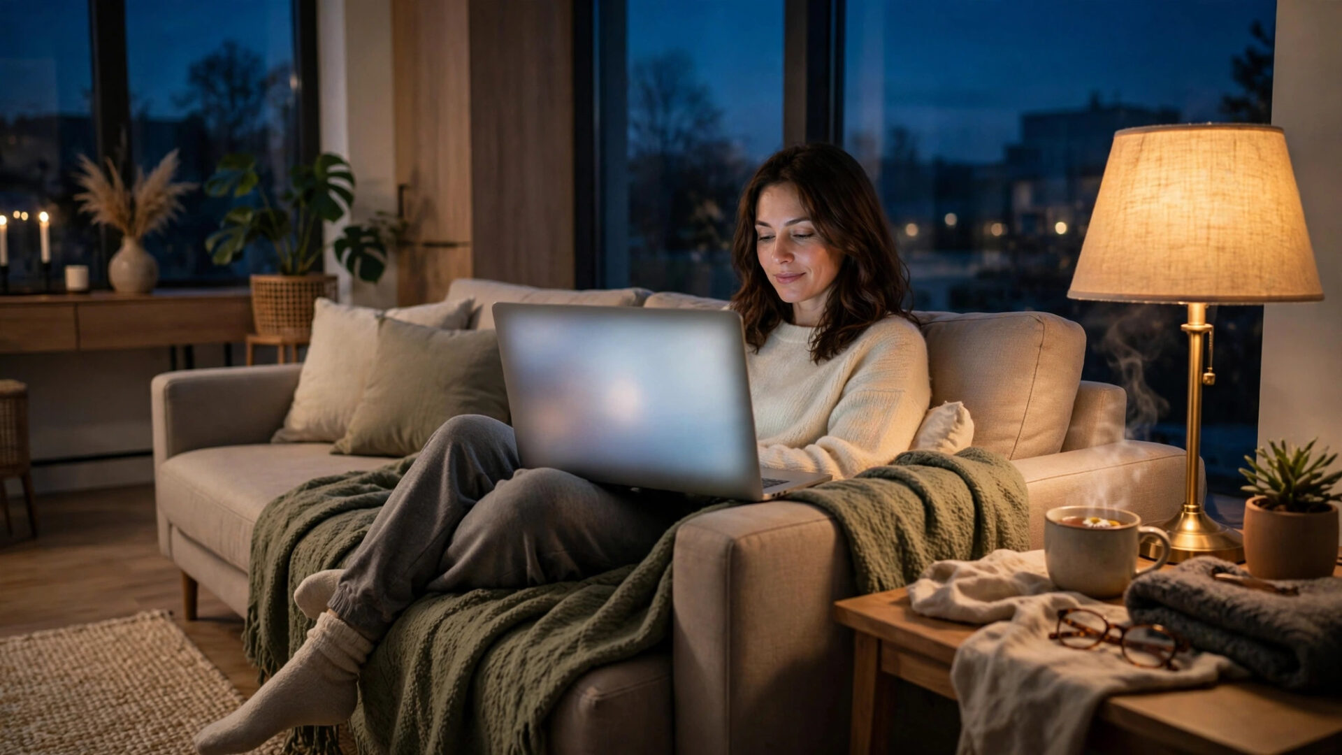 AI Chatbot for HVAC Companies: What It Should Do and What It Costs HVAC dispatcher reviewing chatbot conversation transcripts and booked jobs on a tablet in the office