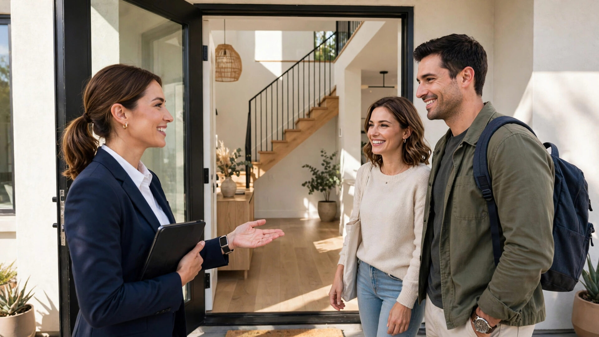 AI Chatbot for HVAC Companies: What It Should Do and What It Costs HVAC company owner reviewing a calendar of chatbot-booked service appointments on a laptop
