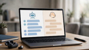 Read more about the article AI Chatbot vs Live Chat for Small Business: Which Wins?
