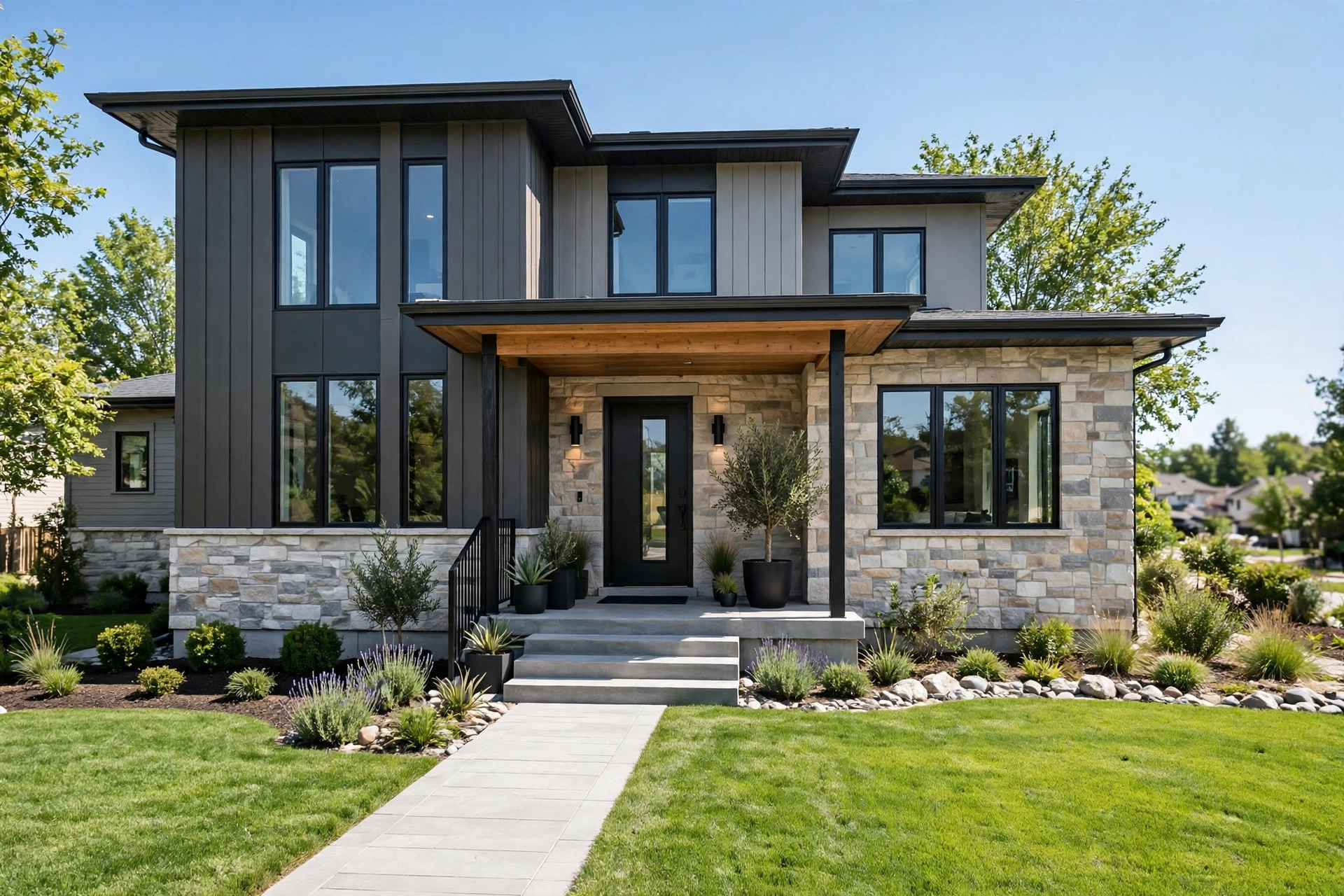 Email Marketing for Real Estate Agents: Drips and Newsletters That Nurture Leads Modern suburban home exterior with a manicured front lawn on a clear day